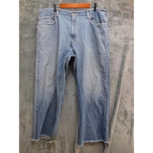 Levi Strauss Signature Jeans Mens 42x26 Blue Relaxed Straight Loose Denim